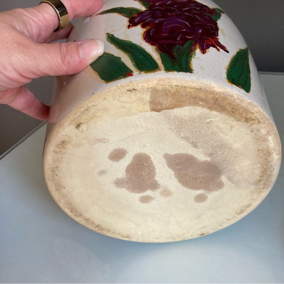 Vintage Stoneware Lidded Cookie Jar - Picture 7 of 7